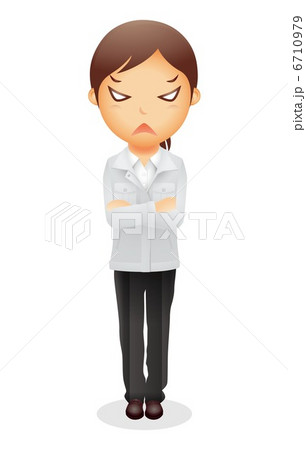 作業服の女性イラスト 6710979