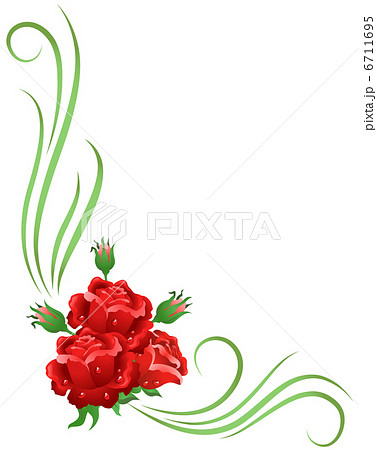 Corner floral ornament 6711695