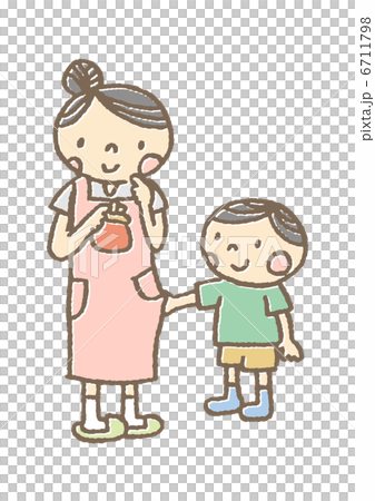お母さんと子供 6711798