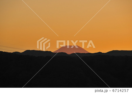 茜空と富士 茜空と富士 6714257