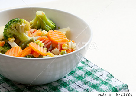 Fried vegetables on the plate 6721836