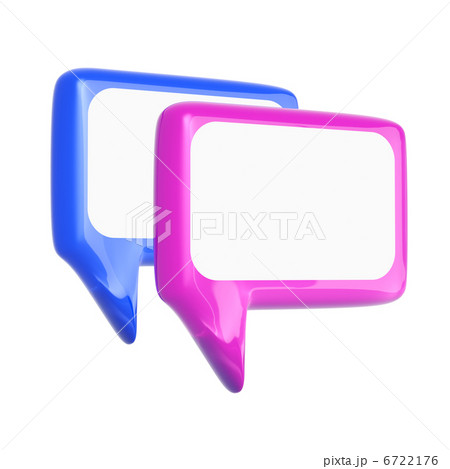 Glossy speech bubble 6722176