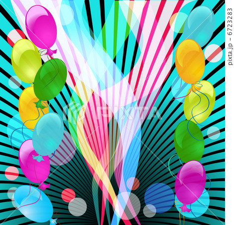 Background with balloons 6723283
