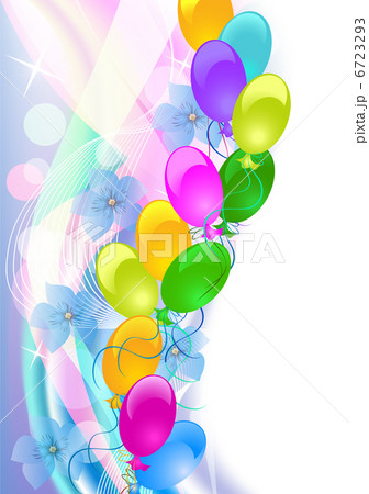 Background with balloons 6723293