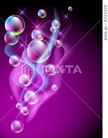 Glowing background with bubbles 6723320