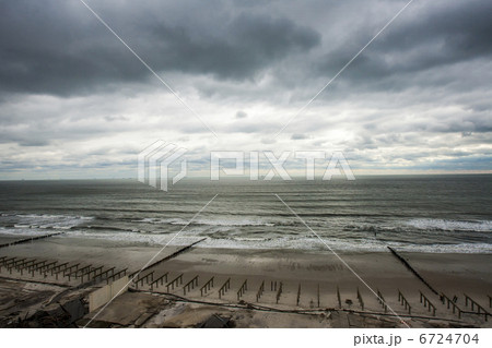 One of New York borough area after Hurricane Sandy 6724704