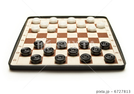 Travelling draughts on playing field Travelling draughts on playing field 6727813