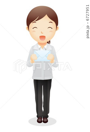 作業服の女性イラスト 6727951