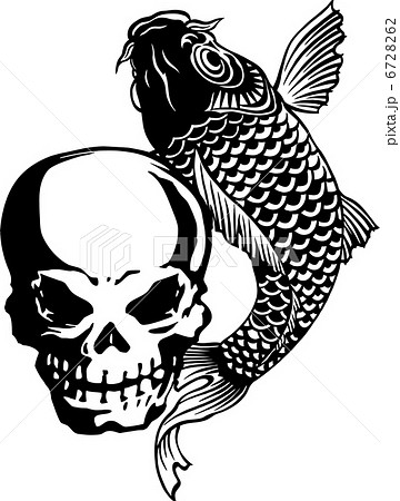 スカルと鯉 6728262