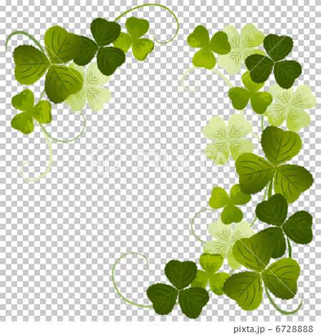 クローバー 四つ葉 フレーム コピースペース クローバー 四つ葉 フレーム コピースペース 6728888