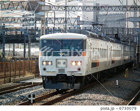 特急踊り子　回送　185系　田町駅 6730079