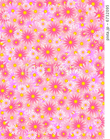 花 花びら 背景 ピンクのイラスト素材 6732095 Pixta