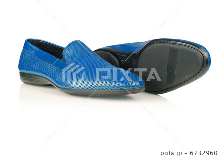 Fashion concept with male shoes on white 6732960