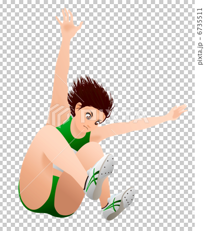 走り幅跳び 走り幅跳び 6735511