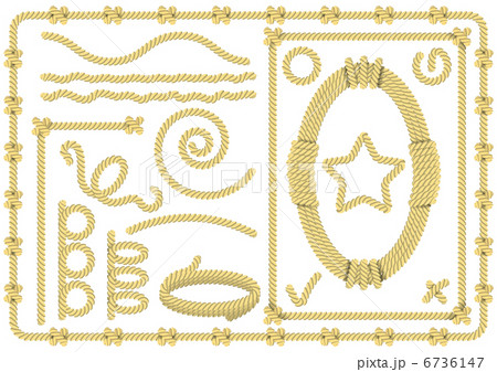 Set of rope elements Set of rope elements 6736147