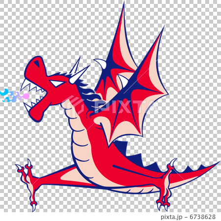 Dragon mark red 6738628