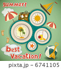 Summer Vacation Travel Card 6741105