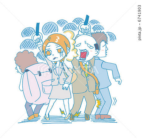 電車にて 6741903