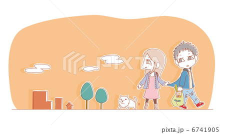 ゆるやかなライフ夕方 6741905