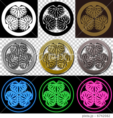 家紋～紀州三つ葵 6742082