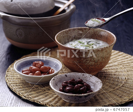 七草粥と煮豆 6747057