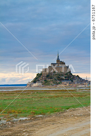 Mont St Michel at sunset , France Mont St Michel at sunset , France 6751167