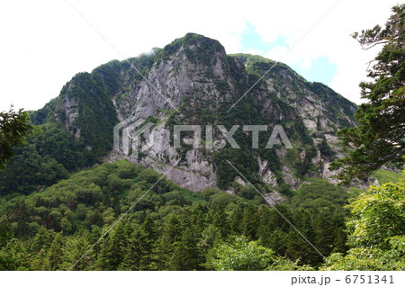 穂高岳の屏風岩 6751341