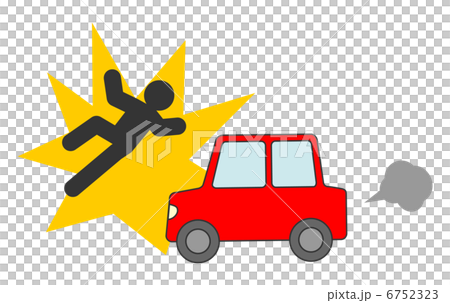 自動車　人　交通事故 6752323