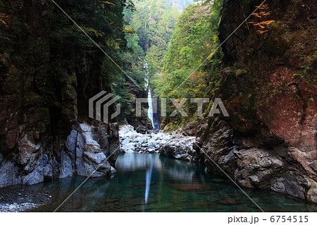 大杉谷のシシ渕とニコニコ滝 大杉谷のシシ渕とニコニコ滝 6754515