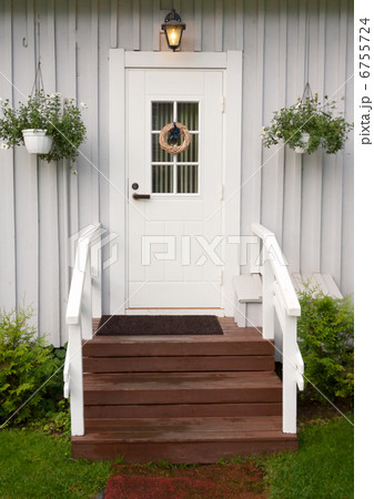 Front entrance to a home with classic design Front entrance to a home with classic design 6755724