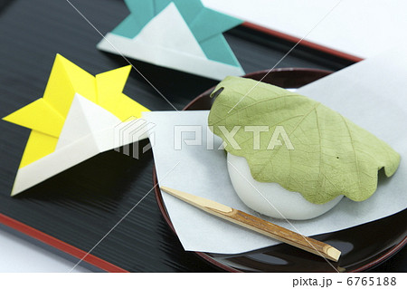 柏餅の写真素材