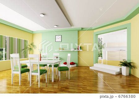Dining room 3d render 6766380