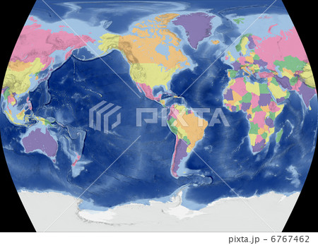 世界全図 6767462
