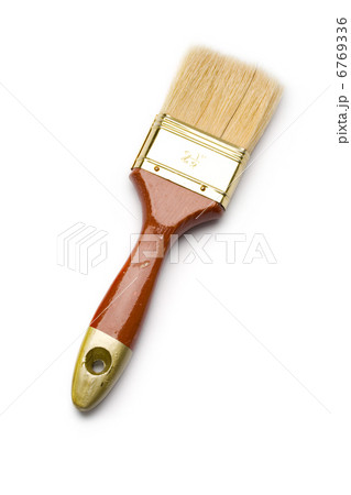 Paint brush isolated on the white background Paint brush isolated on the white background 6769336