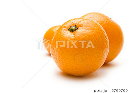 Tangerine on a white background Tangerine on a white background 6769709
