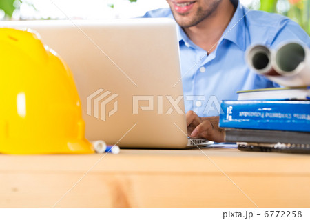 Architect working at home Architect working at home 6772258
