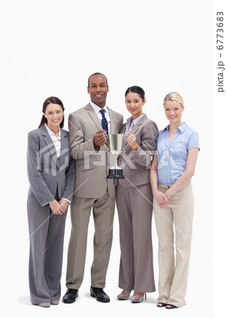 Business team holding a cup Business team holding a cup 6773683
