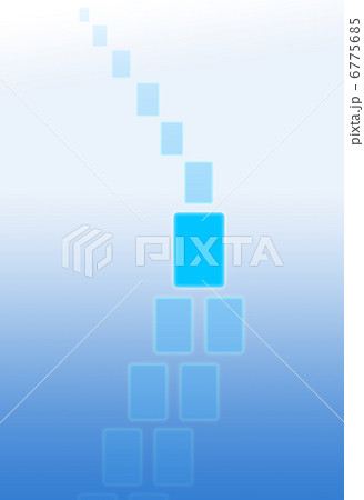 Blue rectangular shapes falling 6775685