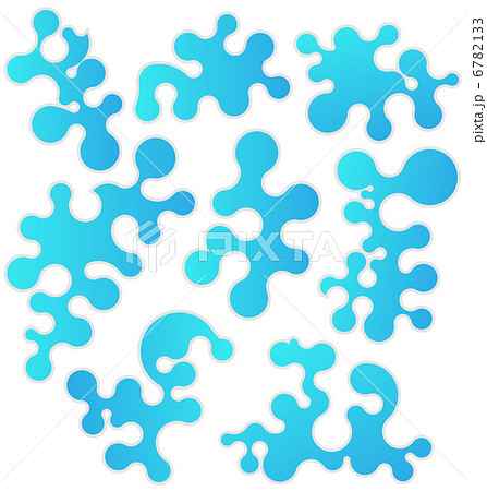 Set bluel figures stylized puzzle 6782133