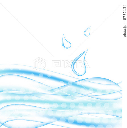 Abstract water background with drops 6782134