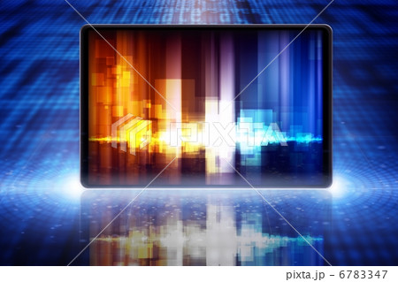 Abstract tablet PC 6783347