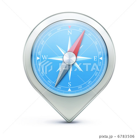 Blue compass 6783506