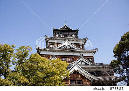 青空の広島城 青空の広島城 6783854