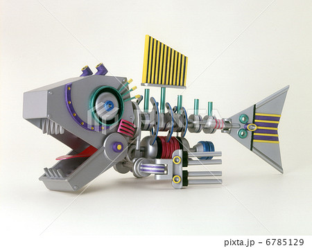 魚ロボットの写真素材
