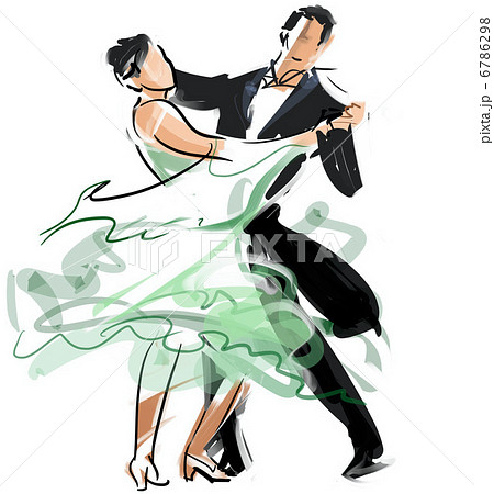 Social Dance Stock Illustration