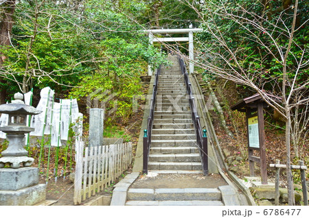 白旗神社の石段（神奈川県鎌倉市西御門） 6786477