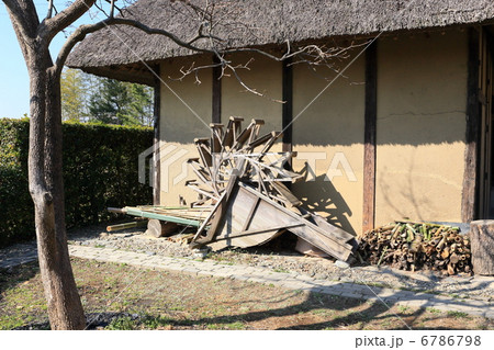 農家の農具　（足踏み水車） 6786798