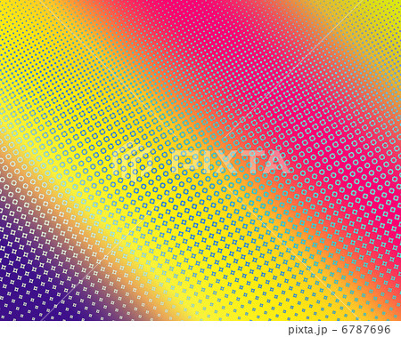 ドットとパステルカラーの背景イラスト-3 6787696