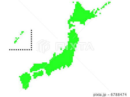 日本地図(白バック) 日本地図(白バック) 6788474