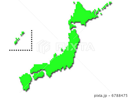 日本地図（白バック） 6788475